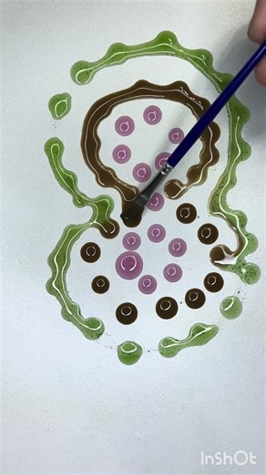 Beautiful Pattern Made of Color Drops | #colormixingmagic