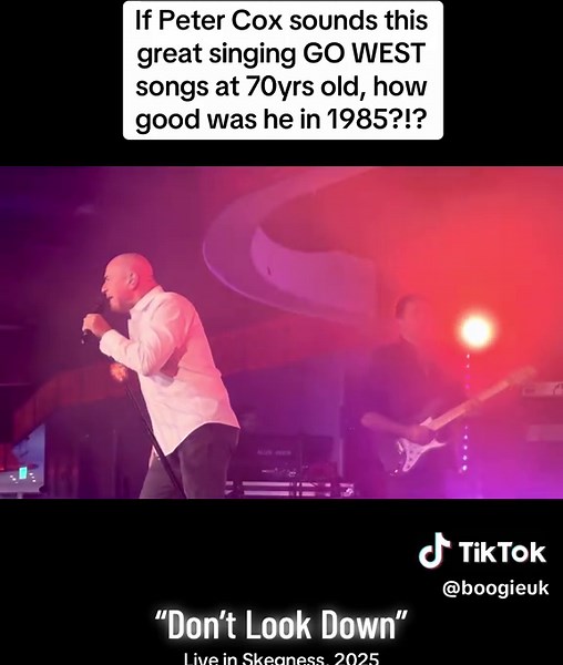 As I was slightly too young to go see many of the big 80s pop stars during their hey day, it’s been really amazing over these past few years to catch the ones who are still going 🔥Okay, so some are sadly just a shadow of what they used to be (and a few just can’t sing or play well anymore), but I was so surprised at how good Peter Cox from Go West still looks and sounds for a man who is now 70 years old. Ace! #gowest #petercox #80spop #dontlookdown #80sbands