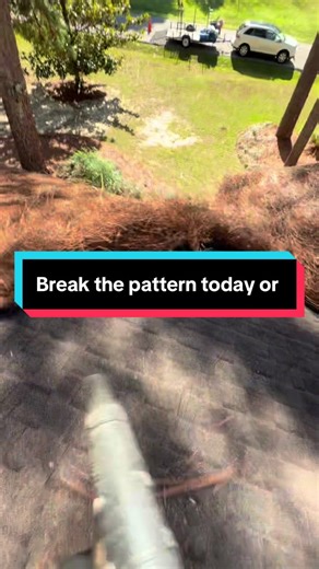 Break the pattern today or