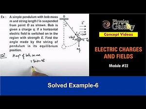 Class 12 Physics | Electrostatics | #22 Solved Example-6 on Electrostatics | For JEE & NEET