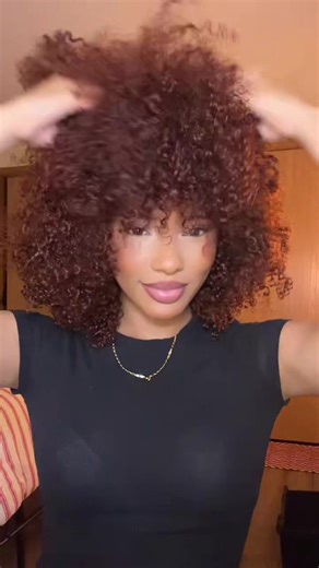 the most perfect ginger curly hair 😩 @UNice Hair @UniceHairCo @UNICE HAIR OFFICIAL #hairinfluencer #hairtutorial #hairtransformation #foryou #gluelesswig