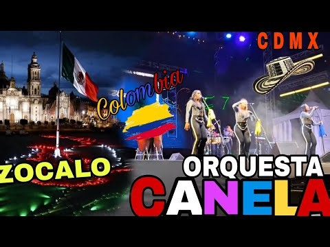 💥Desde Colombia con amor: El espectacular concierto de Orquesta Canela en el corazón de México.🔥💋❤👌💕
