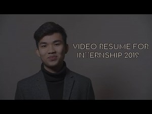 VIDEO CV SAMPLE FOR INTERNSHIP OPPORTUNITY 2019 (Real Estate Sector)