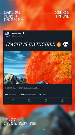 Itachi Is Invincible🔥💀#shortvideo #anime #edit #naruto