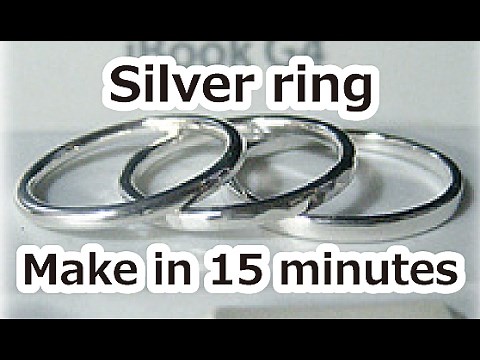 Make a silver ring in 15 minutes