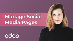 Manage Social Media Pages | Odoo Tutorials