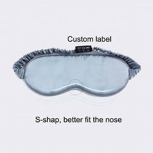 [Hot Item] Custom Solid Color Mulberry Silk Sleeping Eye Masks