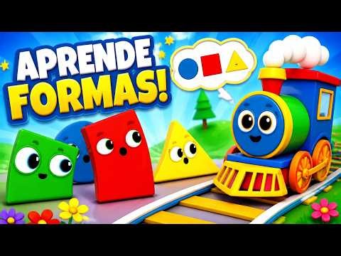 Aprender Formas Geométricas es Divertido | Payaso y más para Niños | Escuela de Figuras | BabyFirst