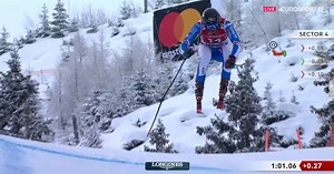 Kitzbühel - Descente - Cyprien Sarrazin vole sur la Streif : sa descente en vidéo