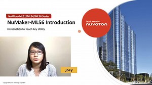 【新唐】8bit MCU-ML56 - 电容式触控解决方案调适工具