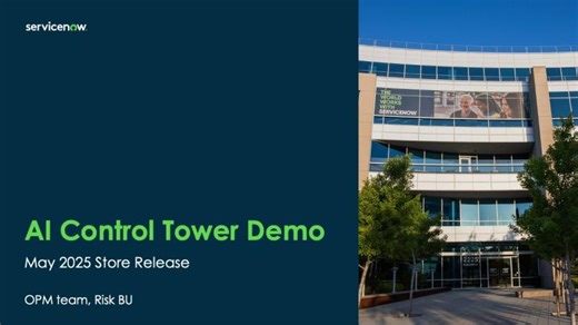 What's new in the May 2025: AI Control Tower Demo | Barjesh Jain