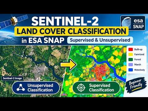 Sentinel-2 Land Cover Classification in ESA SNAP | Supervised & Unsupervised