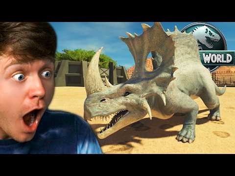 SPINOCERATOPS has been UPGRADED in JURASSIC WORLD EVOLUTION 3!?