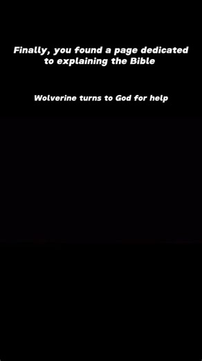 Explaining The Bible on Instagram: "This scene occurs in X-Men: The Animated Series, in Season 3, Episode 18: “Nightcrawler” (aired September 9, 1994). This episode features a heartfelt, faith-centered dialogue between the devout Catholic mutant Nightcrawler (Kurt Wagner) and the cynical, battle-hardened Wolverine (Logan), where Nightcrawler shares his beliefs about God’s unwavering love and purpose, helping Wolverine confront his anger toward the divine. The exchange unfolds during a tense conf