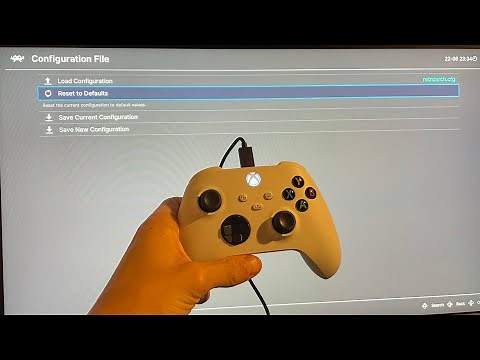Xbox Series X/S: How to Reset Configuration File to Defaults in RetroArch Tutorial! (2021)