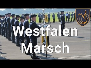 Westphalia March - German Air Force Music Band (Bundeswehr) played during a pledge ceremony