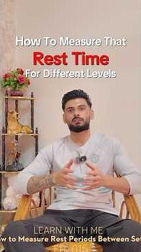 Learn With Me Ep. 015 • How to Measure Rest Time Between Sets Beginner to Advanced