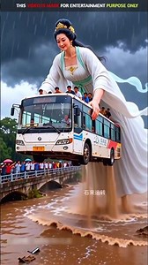 ‎😱🚍 Miracle in the River: Angel Saves Passengers from a Sinking Bus 🌊✨‎