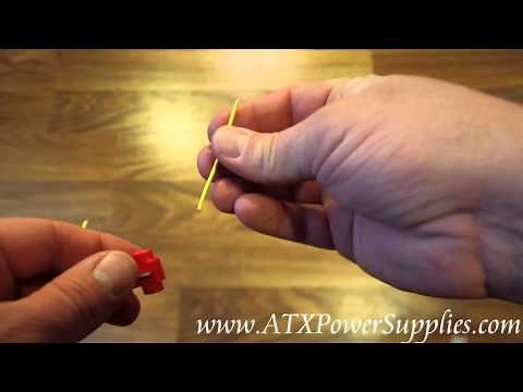 How to use 18-22 AWG Wire Taps to tap into your Power Supply Leads