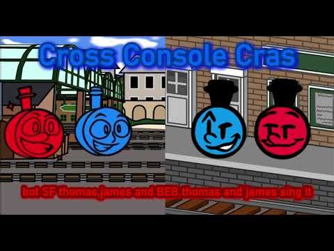 fnf cross console crash bot SF thomas,james and BEB thomas,james sing it