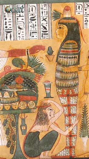 Detail from the Painted coffin of Lady Singer Nesykhonsu #detail #painted #coffin #relief #carvings