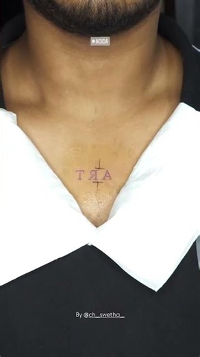 ✨Custom Initials Tattoo | Tattoo Studio In Noida