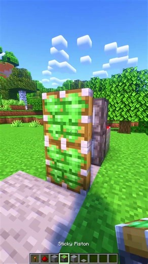 Minecraft Simple Piston Door 🤔