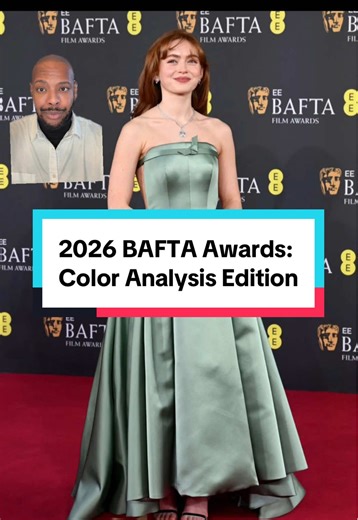 Here's who got their seasonal color palette RIGHT & WRONG on the BAFTA Awards red carpet! #fyp #coloranalysis #BAFTA #imageconsultant #domosthetics