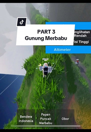Jalan Pintas Menuju Puncak Gunung Merbabu di Roblox