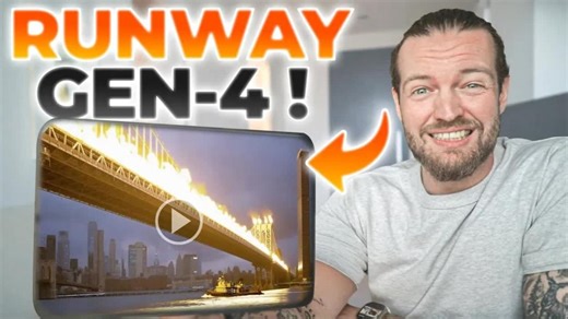 震撼来袭！Runway Gen-4革新AI视频生成技术