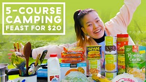 Budget Eats is back and this time with a twist... we're camping! 🏕 June is challenged with using just $20 to make as many meals as she can for four people—and it's quite the adventure. Full recipes: http://dlsh.it/tKqXaW9 | Delish