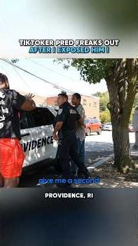 TikToker pred freaks out after i exposed him talking with a MIN0R 🚨 #jidion #edpwatch #police