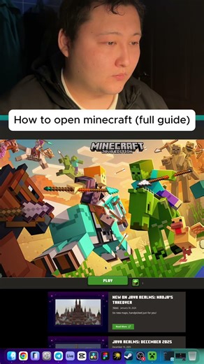 GUIDE HOW TO OPEN A MINECRAFT