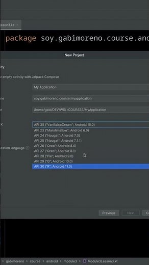 CREATE YOUR PRIMERA APP WITH ANDROID STUDIO using Kotlin