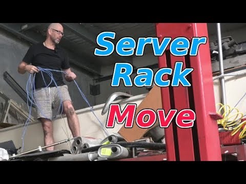 Moving server rack to new location