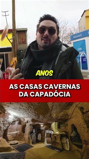 AS CASAS CAVERNAS DA CAPADÓCIA