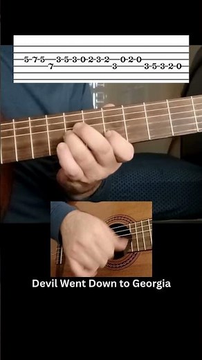 Devil Went Down to Georgia Guitar Tutorial
