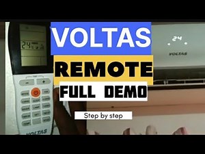 Voltas inverter ac remote full demo2024// How to use voltas ac remote