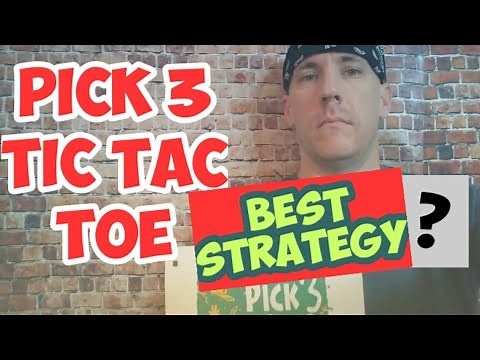 PICK 3 TIC TAC TOE STRATEGY - BEST SYSTEM?