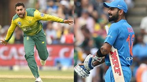 Video: Tabraiz Shamsi wildly celebrates Virat Kohli's wicket, Twitter does the rest | Video: Tabraiz Shamsi wildly celebrates Virat Kohli's wicket, Twitter does the rest