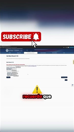 Cómo OBTENER tu I‑94 con el ALIEN NUMBER (A‑Number) #uscis #usa #i94 #tutorial #i130 #inmigración