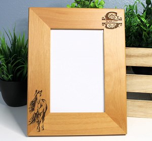 Horse Art Picture Frame | Personalized Options | 6x4 or 4x6 - Etsy