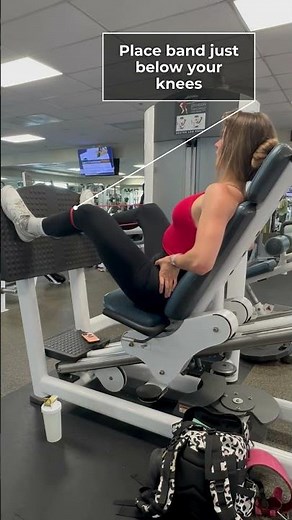 Machine Banded Sumo Leg Press | Exercise Demo Videos