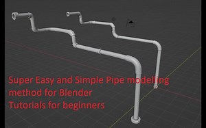 iBlender中文版插件Pipes 教程弯管 Blender 初学者简单易行的方法 Blender