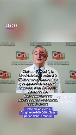Mariano Barbacid: Nouveau traitement du cancer du pancréas