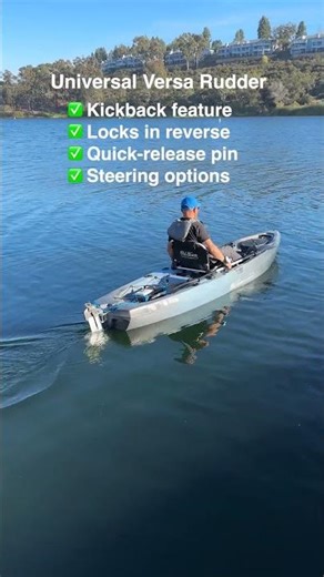 Upgrade Your Kayak Steering | Bixpy Universal Versa Rudder