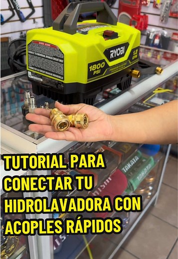 Cómo Conectar Tu Hidrolavadora con Acoples Rápidos