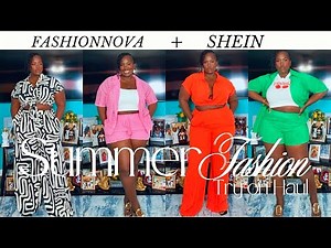 HOT GIRL SUMMER SETS TRY ON HAUL ☀️🌴 | Fashion Nova + SHEIN Vacation & Birthday Outfit Ideas