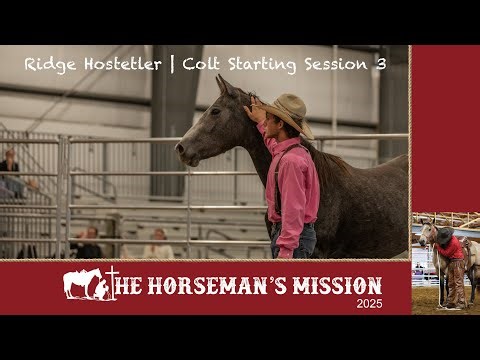 Ridge Hostetler | Session 3 Colt Starting Competition | The Horseman's Mission