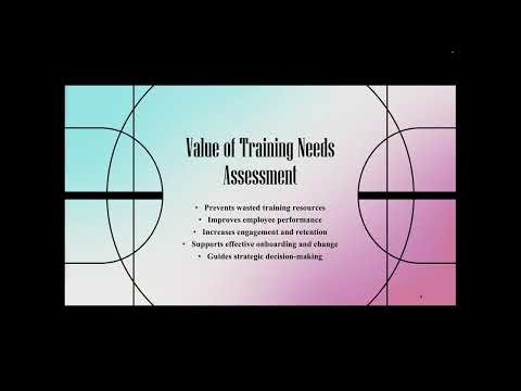 Training Needs Assessment